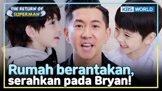 [IND/ENG] Paman Bryan si raja bersih-bersih datang!! | The Return of Superman | KBS WORLD TV 240204