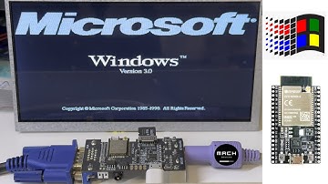 Running Windows 3.0 on ESP32.