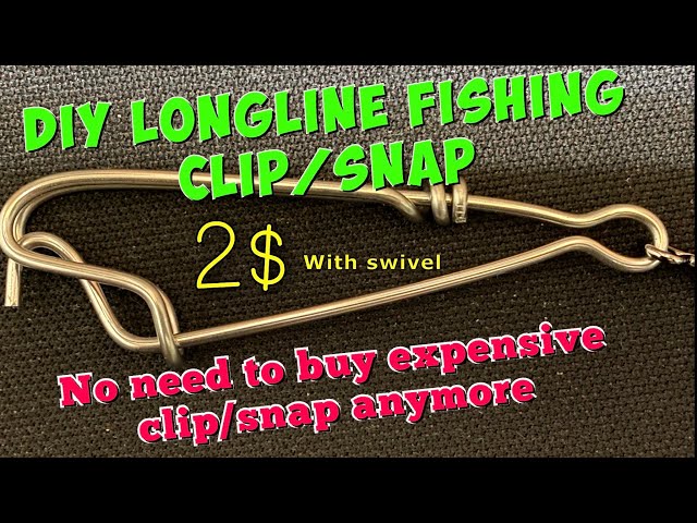 DIY FISHING SNAP TUNA FLOAT LINE CLIP 