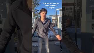 Volvo Starbucks ChargePoint Express Chargers Do The Trick!