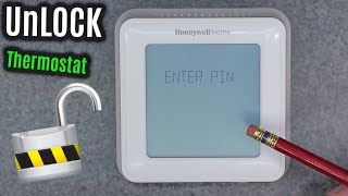 UnLOCK Honeywell Home T5 | UNLOCKING Device Pin Code | Digital SMART Thermostat