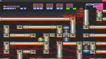 Super Metroid Redesign: Axeil Edition 100% Part 3/12 - Grappling Beam, Hi Jump Boots & Speed Booster