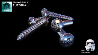 Modeling a Screw - Phillips Head - Helix, Soft Select, Wave Deformer