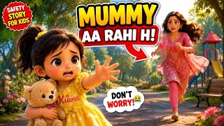 Mommy Is Coming ❤️ | Lost in Park Story for Kids | Safety Song | Hindi Nursery Rhymes | KianaKidsTV