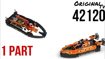 MAKE AND PUT ON THE SHELF!  Building LEGO 42120 in STOP MOTION!  1 part