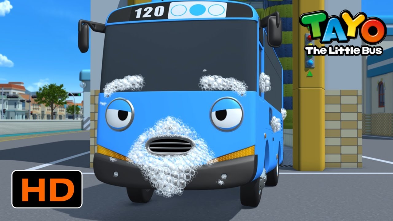 Tayo English Episodes l I don't want to take a shower l Tayo the Little