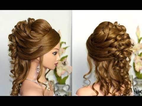 prom hairstyle for long hair. Свадебная прическа ...