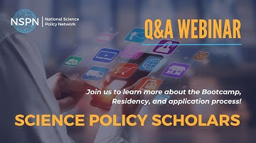 SciPol Scholars Program & Application Q&A | National Science Policy Network - NSPN