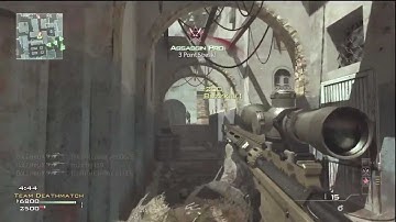 MW3 100% Accuracy MSR - 8 Man Killfeed With Quad Feed