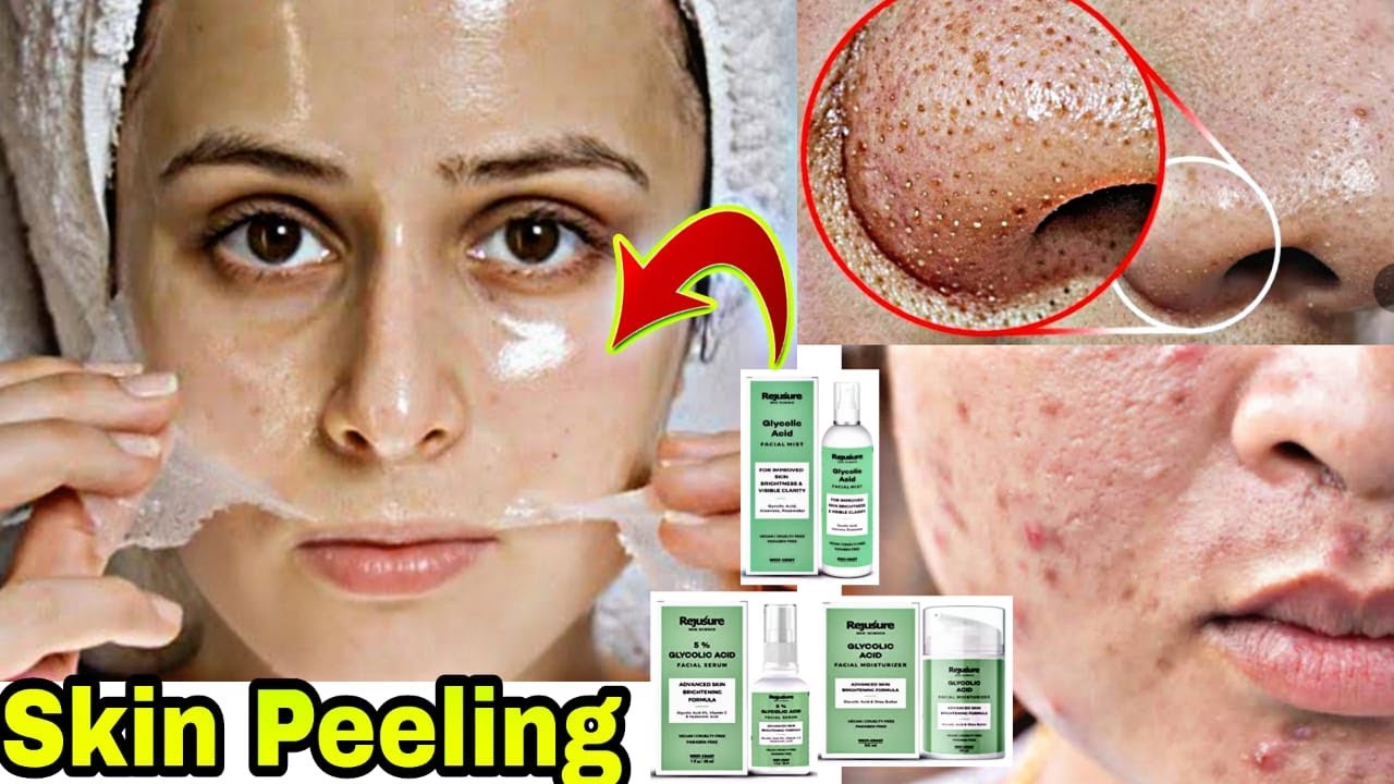 साफ और चमकती त्‍वचा के लिए | Rejusure 5% Glycolic Acid Serum, Moisturizer & Facial Mist | Glass Skin