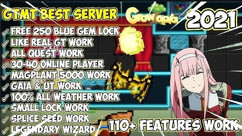 BEST GROWTOPIA PRIVATE SERVER 2021 |✅🔥 FREE 250BGL + 100M Gems & BEST SERVER LIKE REAL GT🔥✅| GTMT