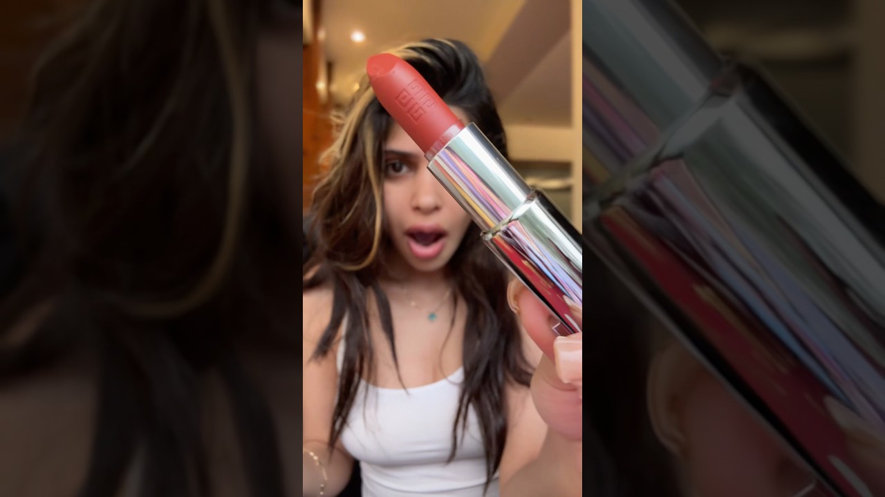 Пробую помаду Givenchy Le Rouge Velvet 