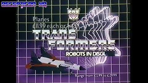 Transformers G1 seekers TV advert - Ramjet - Dirge - Thrust Television Commercial - Generation 1