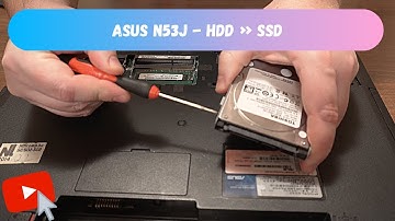 HDD swap to SSD in the ASUS N53J laptop