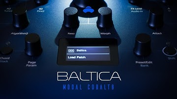 Modal Cobalt 8 sound set demonstration - Baltica
