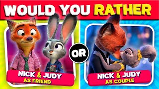 WOULD YOU RATHER ~ ZOOTOPIA 2 Edition 🦊🐰✨ | Nick, Judy Hopps, Gary De'Snake