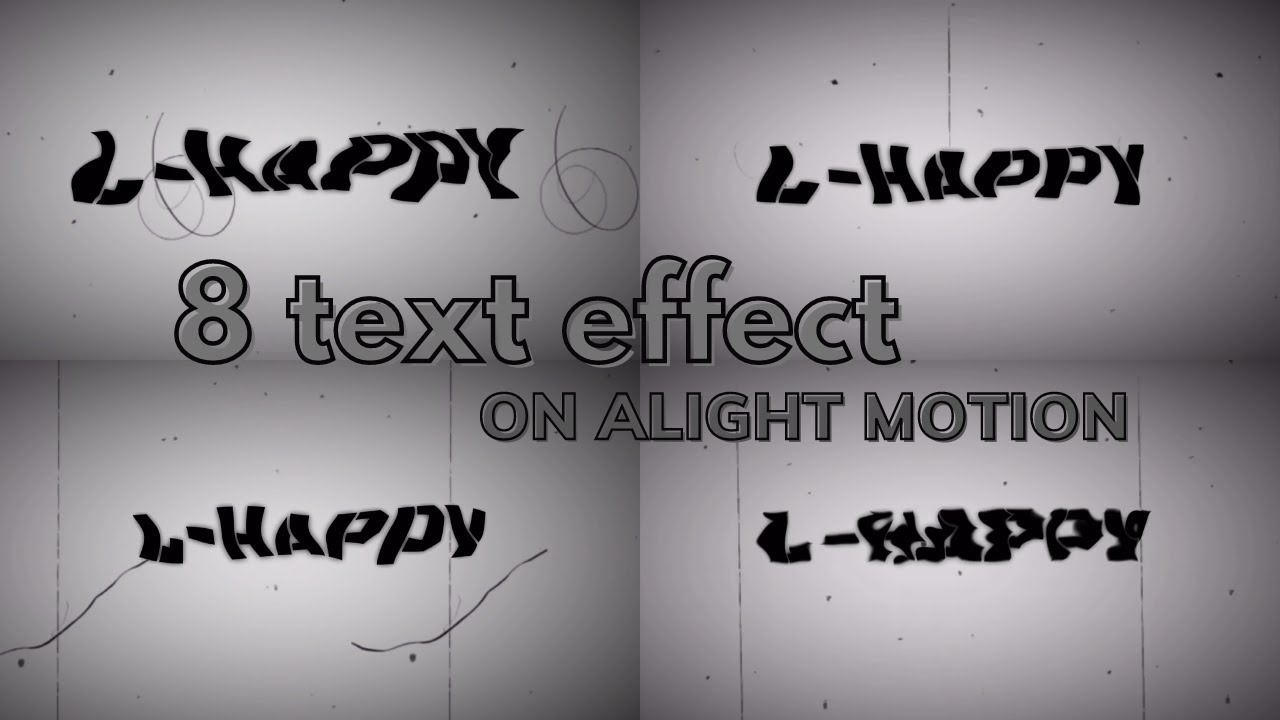 Alight Motion Text Animation Effect Presets | gaheoni - YouTube