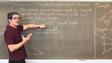 Angles of Triangles and Parallel Lines