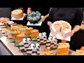 이런 케익은 처음이지 ? 동경제과 출신 사장님의 신박한 조각케익 몰아보기 | How a unique piece of cake is Made | Korean Dessert