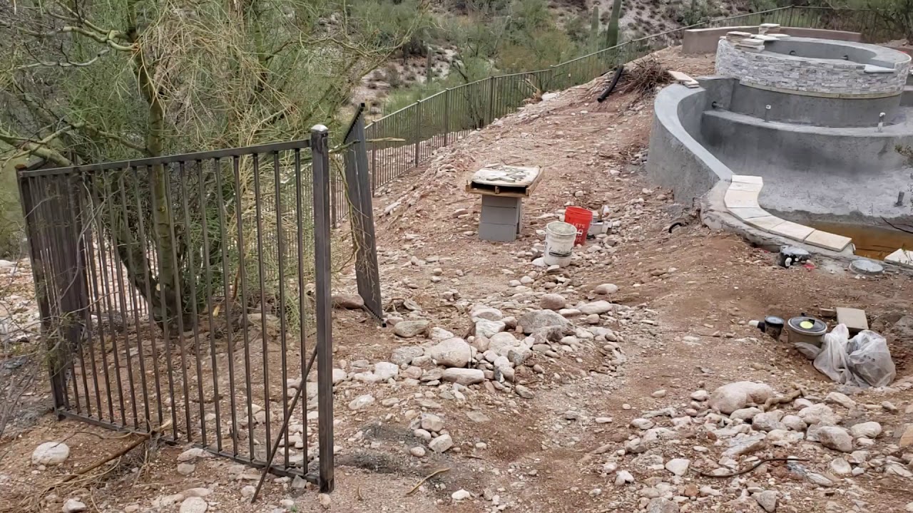 Wought Iron Pool Fence in Oracle Foothills Estates in Tucson   Affordable Fence and Gates