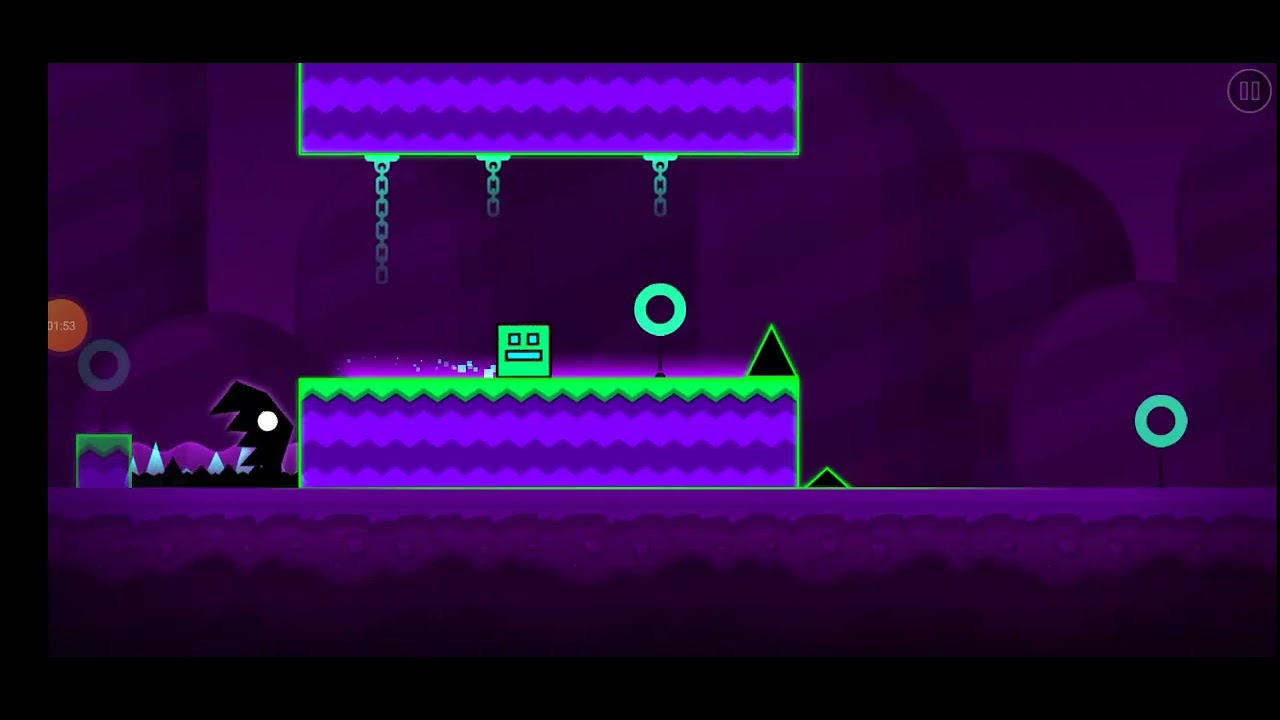 I play geometry dash world - YouTube