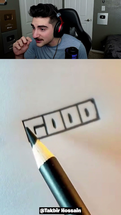 Cara Menggambar Ilusi Kata 3D! 🤯