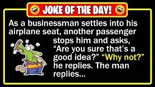🤣 BEST JOKE OF THE DAY! - "Plane Sick" One Passenger Asleep, One  Out of Options. | Funny Dad Jokes