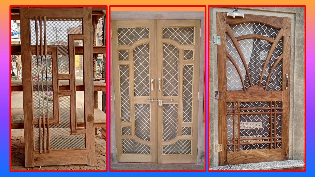 Wooden Jali Door Design / 100+ New Jali door design 2025 || Wooden jali door design with glass.