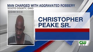 Man arrested on aggravated robbery