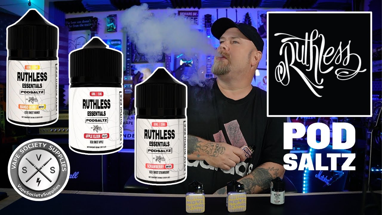 Ruthless Essentials POD Saltz eLiquids