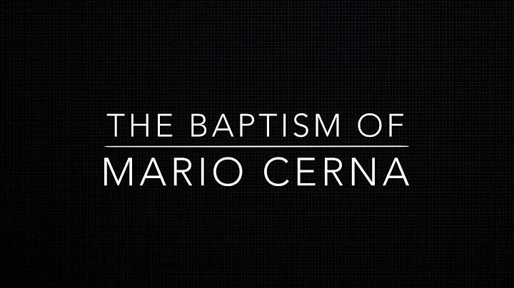 The Baptism of Mario Cerna