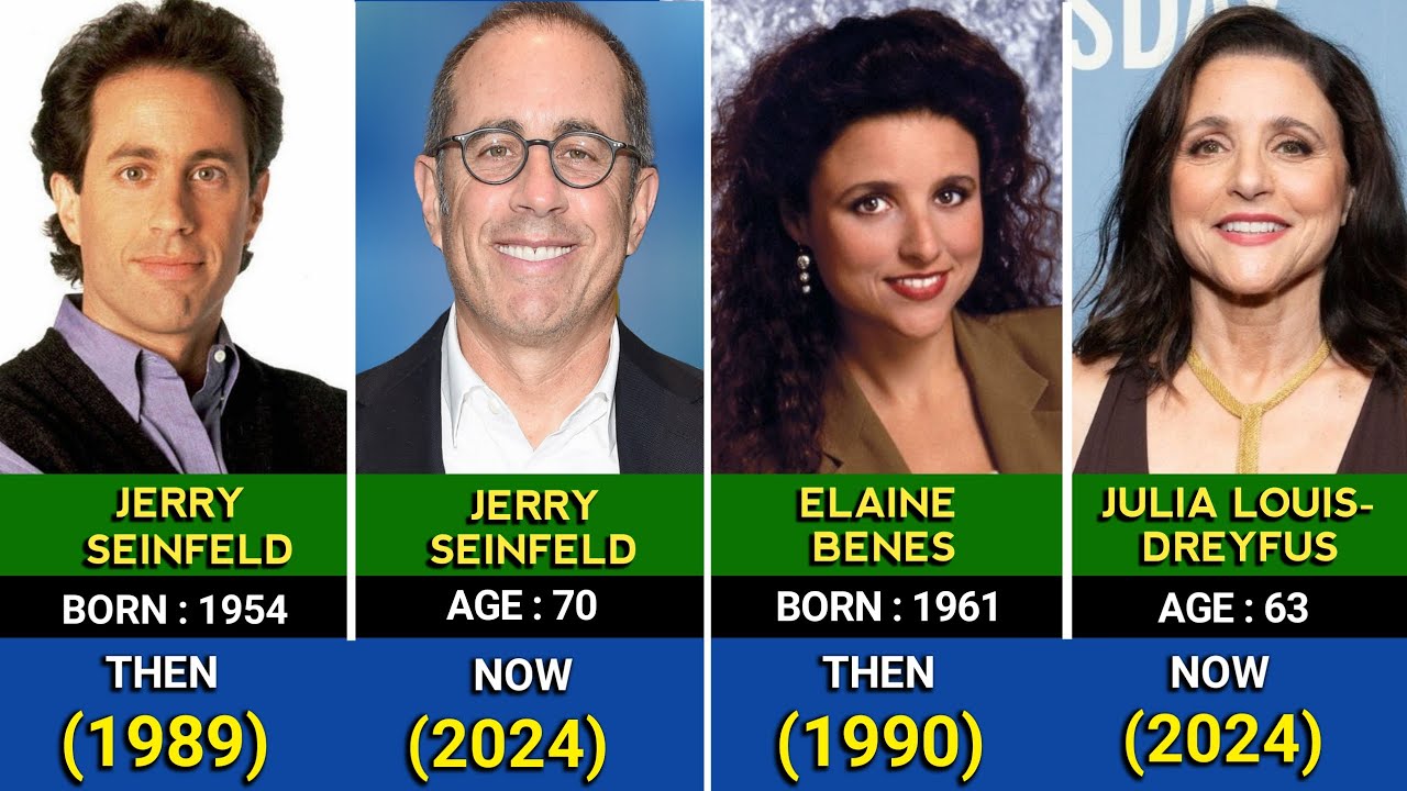 Seinfeld 1989 Cast Then And Now - YouTube