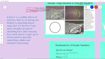 Image Processing Lecture -PART 7 FourierTransformations by T. Tritva J Kiran