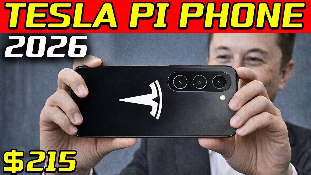 IT'S HERE! Tesla Pi Phone 2026 $215 lifetime Starlink, 22 Mbps, SpaceX-inspired 4 nm silicon - YouTube