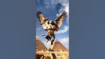 Mythical Creature #sphinx #ai #aigenerated #pyramid #ancient #mythicalcreatures  #angel #giant#egypt
