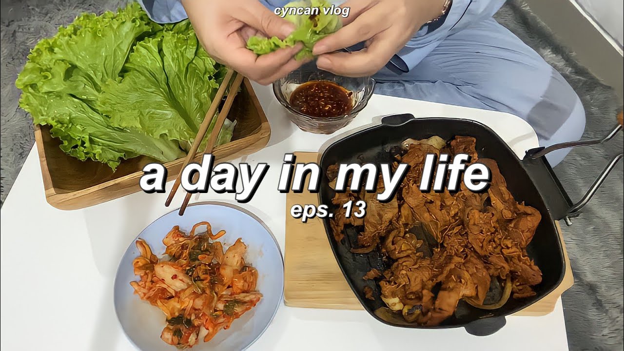 A DAY IN MY LIFE : Korean BBQ, Grocery Shopping Anak Kost ver. Eps.13 | Cyn can Vlog