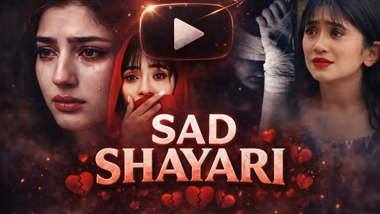 Sad 😭 Shayari | Rone Par Majboor Kar Degi 💔 | Aashiq Royenge | Dil Tuta Shayari 2026 ✍️