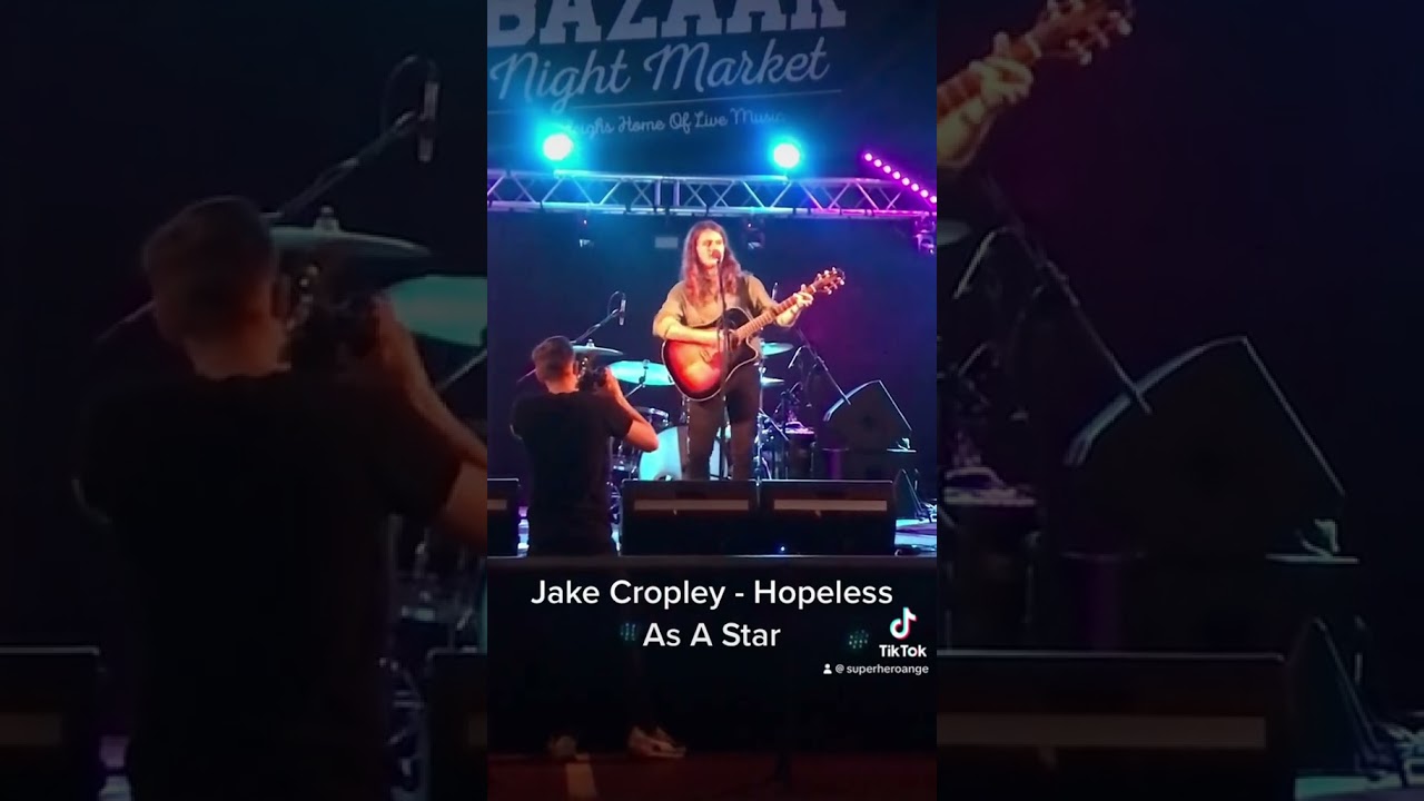 Jake Cropley- Hopeless As A Star. Opening up for Lily Grace on the Gold Coast 2022.