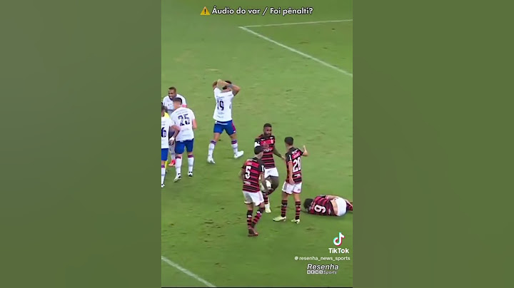 DIVULGADO O ÁUDIO DO VAR - NA SUA OPINIÃO ESSE LANCE FOI PENALTE ?  😳⚽️🔥
