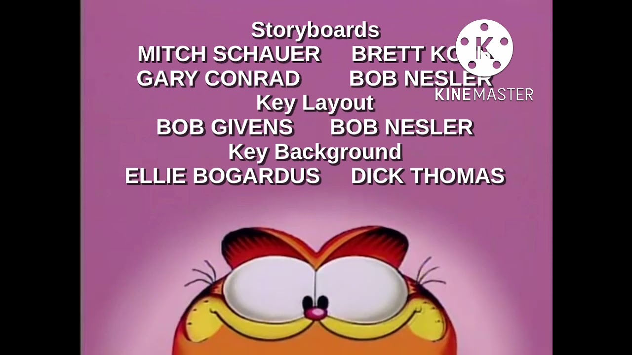 Garfield and Friends Season 1 End Credits (1988) (Hulu Print) YouTube