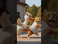 Bomb on duck house 😈😂🤩#ai#aigenerated#aishorts#aivideo#cat#orangecat#orangecat#funny#trending#meow