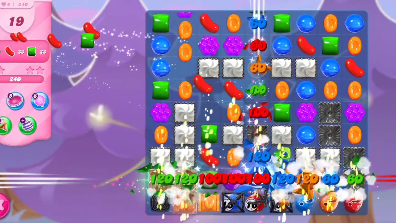 Candy Crush Saga level 240 - YouTube