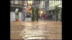 Tempête de 1999 : les inondations de Fécamp