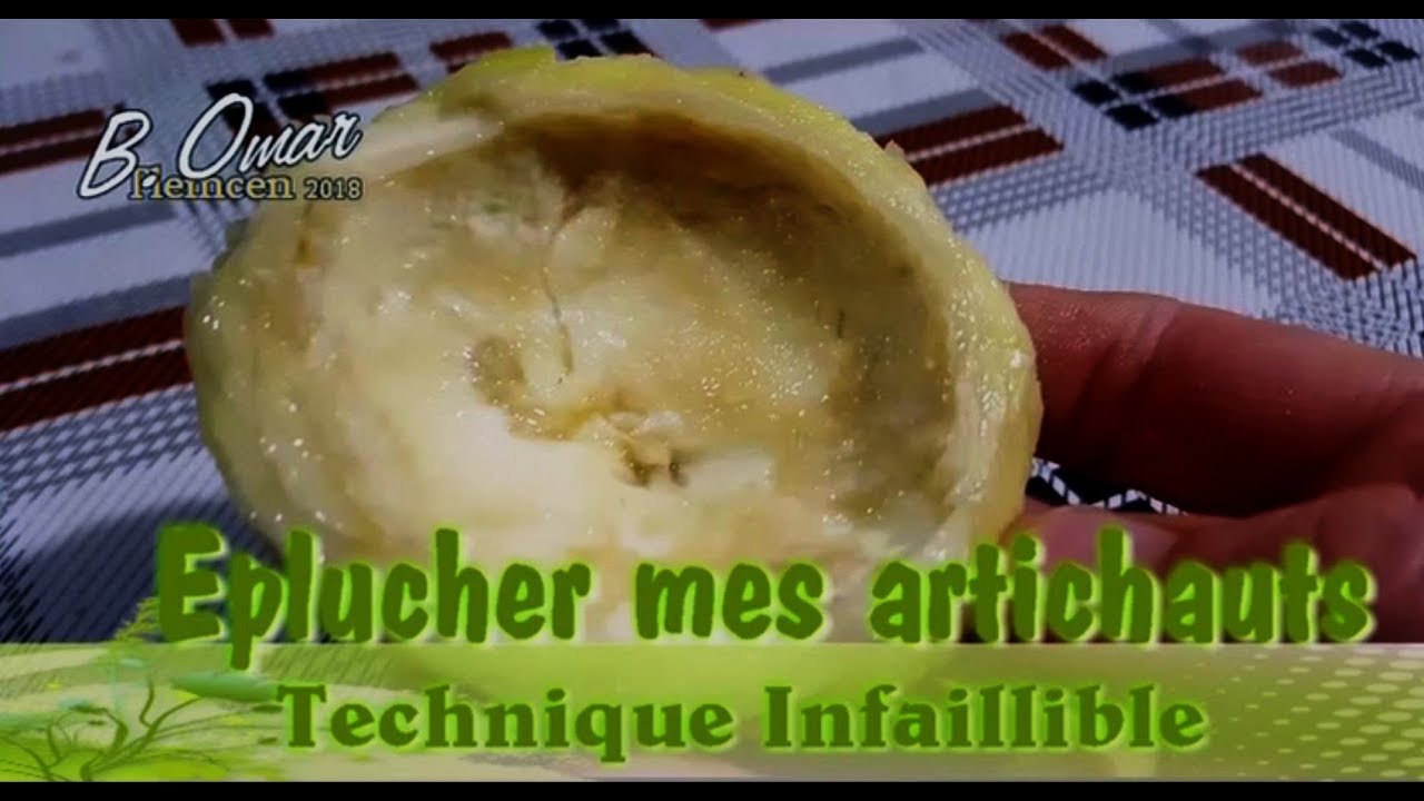 مطبخ تلمسان : طريقة سهلة و سريعة لتقشيرالقرنون Technique facile pour éplucher les artichauts