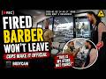 Fired Barber Refuses to Leave—Then Cops Hand Him a Trespass Warning