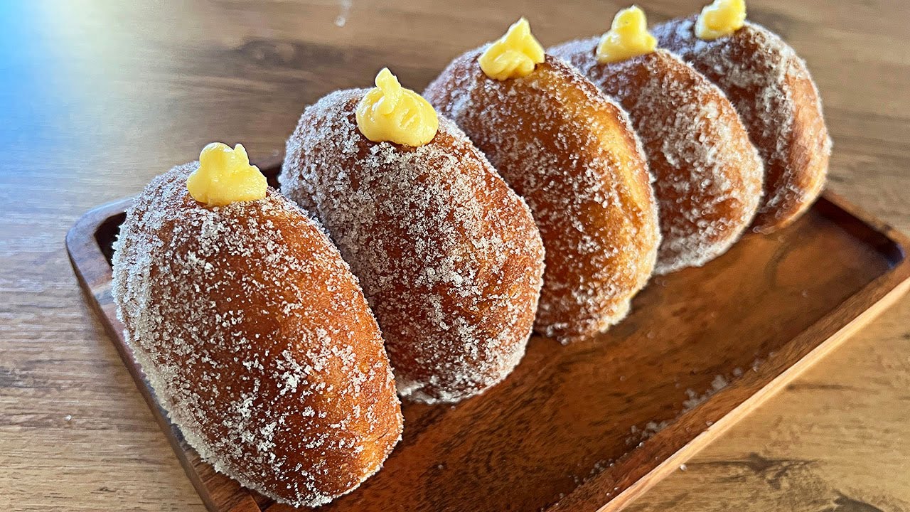 LA MEJOR RECETA DE BERLINAS (DÓNUTS) O BOMBAS CON CREMA ¡Ligeras como una nube! Receta de mi abuela