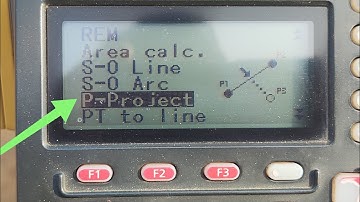 P Project function work on Topcon or Sokkia Total station