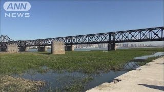 中朝国境の街、日本メディア初取材　開発の遅れ鮮明（13/10/04）