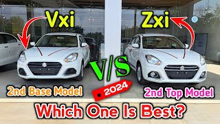 2024 Maruti Suzuki Swift Dzire Vxi Vs Swift Dzire Zxi Comparison | Differences | Difference Dekho