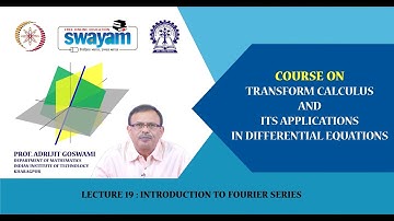 Lecture 19: Introduction to Fourier Series